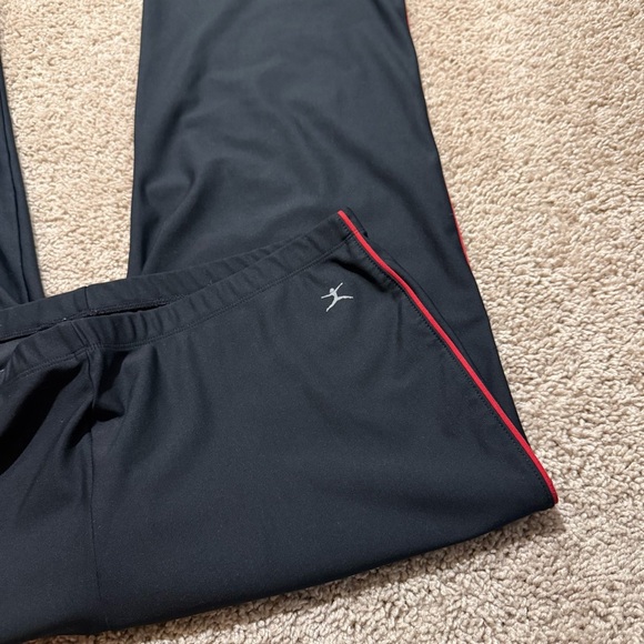 Danskin Black and Red Trim Athletic Sport Pants Size Large - Picture 4 of 7